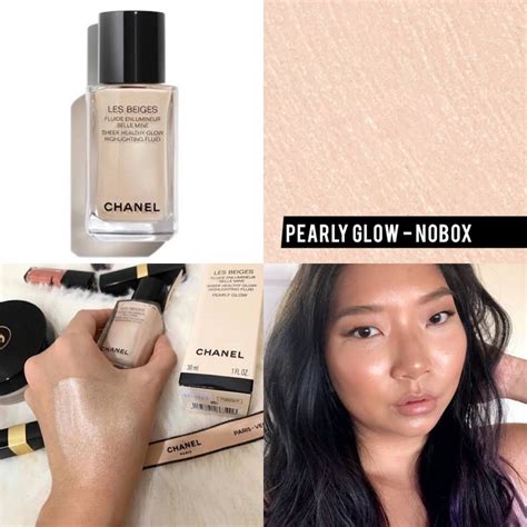 chanel pearl glow highlighter|Chanel les beiges glow.